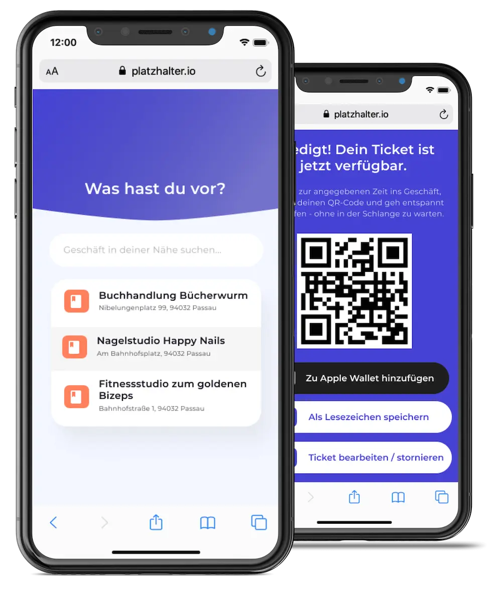 Screenshot von Platzhalter.io in Aktion